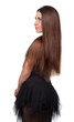 Foto: Beautiful brunette girl with long hair Beautiful brunette girl with long hair