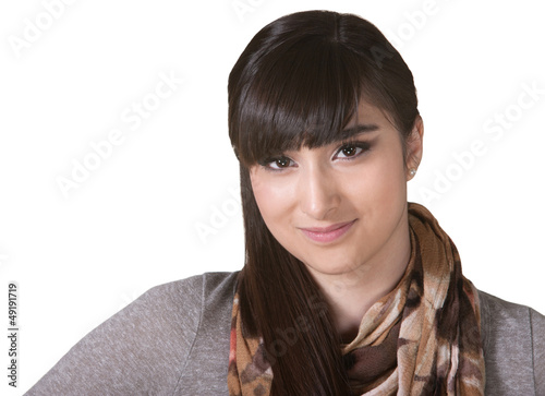 Photo: Grinning Native American Female Grinning Native American Female