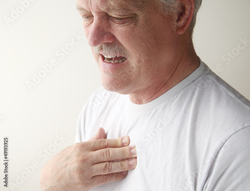 Photo: chest pain in older man chest pain in older man