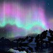 aurora over lake