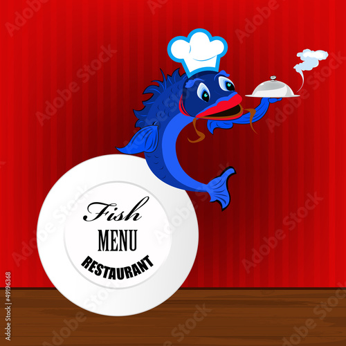 Vector: Best fish menu from restaurant.Vector Best fish menu from restaurant.Vector