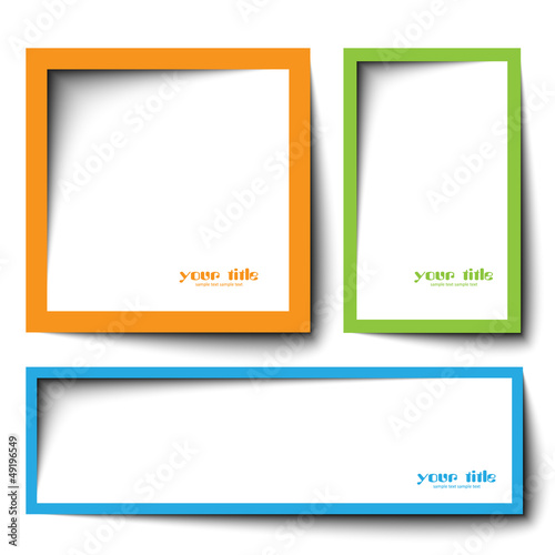 Vector: text box vector design text box vector design