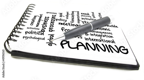 Photo: planning word cloud planning word cloud