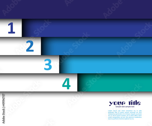 Vector: 3d design with color banners / website template 3d design with color banners / website template