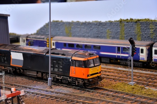 Photo: Diesel electric model train engine Diesel electric model train engine