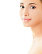 Beautiful Girl face. Perfect skin