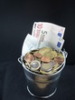 Euro im Eimer