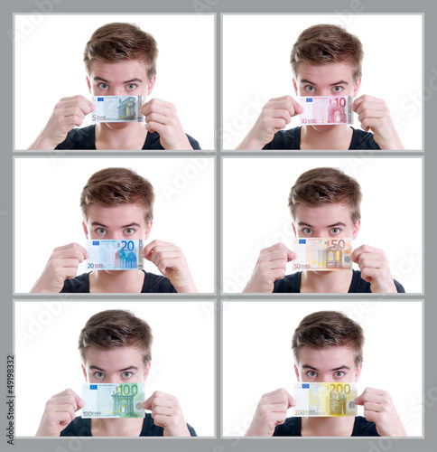Photo: Euroscheine – Collage Euroscheine – Collage