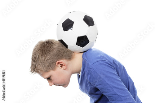Photo: boy with a ball boy with a ball
