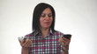 Video: Woman With Two Cellulars Woman With Two Cellulars