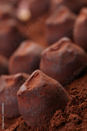 Photo: chocolate truffles chocolate truffles