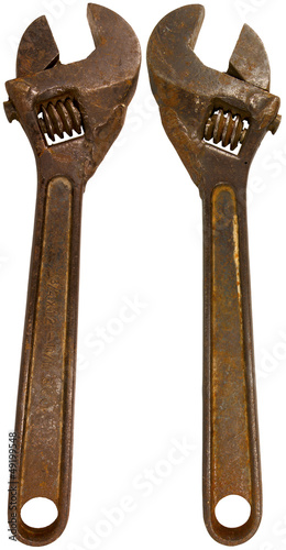 Photo: Old Rusty Wrench 2 sides Old Rusty Wrench 2 sides