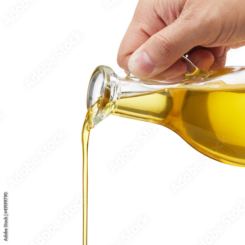 Photo: pouring oil pouring oil