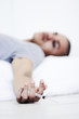 A young man lying dead after OD'ing on heroin