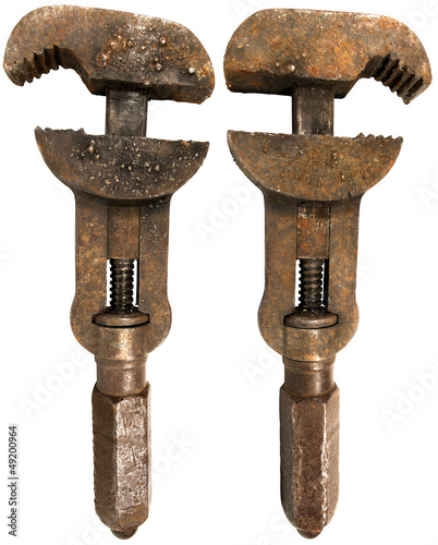 Photo: Old Rusty Wrench 2 sides Old Rusty Wrench 2 sides