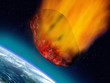 Plummeting asteroid