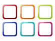 Vektor: Set of color apps icons Set of color apps icons