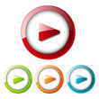 Vektor: Play button Play button