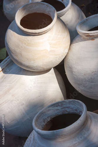 Photo: Clay pots for sale. India Clay pots for sale. India