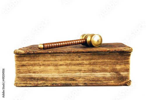 Photo: judges hammer and book judges hammer and book