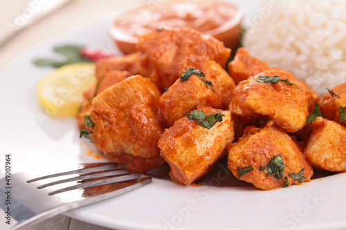 Photo: chicken and rice chicken and rice