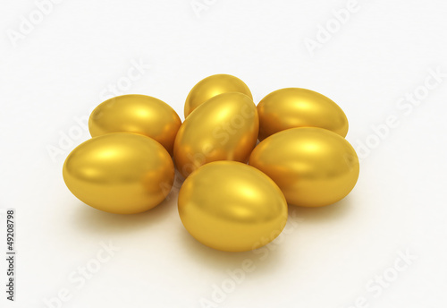 Illustration: golden eggs golden eggs