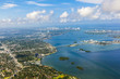 Photo: aerial of coastline Miami aerial of coastline Miami