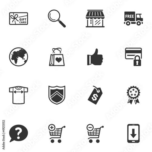 Vector: Shopping and E-commerce Icons - Set 2 Shopping and E-commerce Icons - Set 2