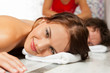Wellness - Paar bei der Massage