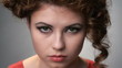young girl vampire eyes