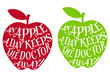 an apple a day keeps the doctor away, vector
