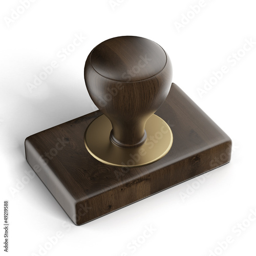 Illustration: Wooden stamp Wooden stamp