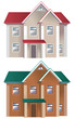 Houses of different colors