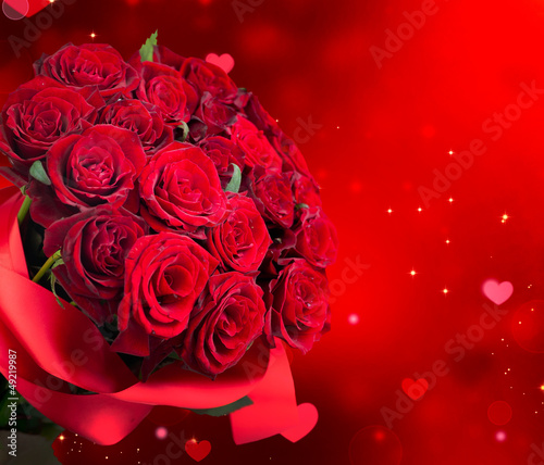 Photo: Big Red Roses Bouquet Big Red Roses Bouquet