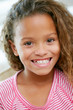 Head And Shoulders Portrait Of Young Girl