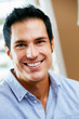 Portrait Of Smiling Man At Home