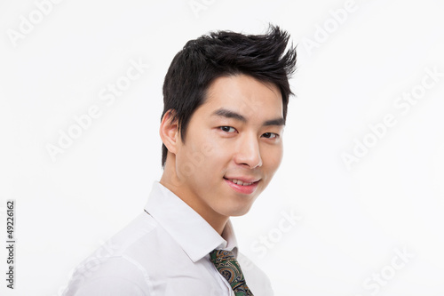 Photo: Asian young business man close up shot. Asian young business man close up shot.