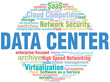 Data Center IT tech word cloud tags