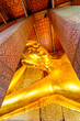 The reclining Buddha at Wat Pho temple in Bangkok, Thailand.