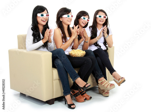Photo: applause at the movie in 3d applause at the movie in 3d