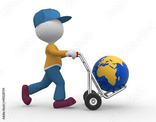 Illustration: Hand truck Hand truck