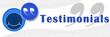Testimonials Banner Blue