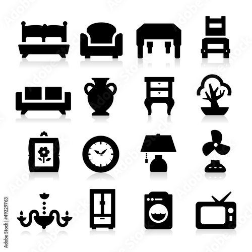 Vector: Furniture Icons Furniture Icons