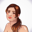 Sexy Brunette Girl Smiles. Bea... Sexy Brunette Girl Smiles. Bea...