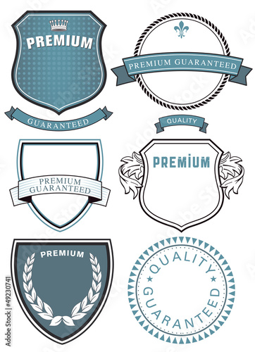 Vector: Set of Premium Quality Symbol Set of Premium Quality Symbol