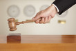 Gavel in hand