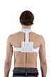 Man with a bandage on his back