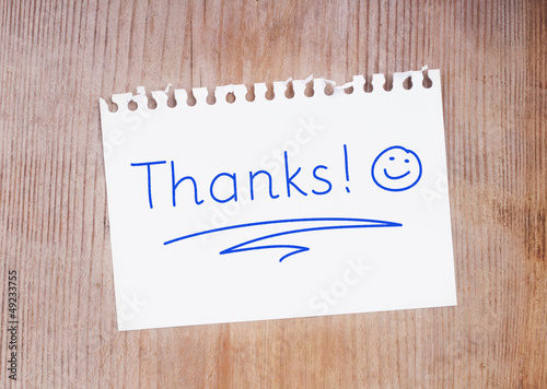 Photo: thanks thanks