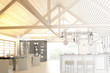 Modern Cottage Loft (drawing)