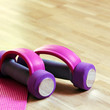 zwei soft gymnastik hanteln
